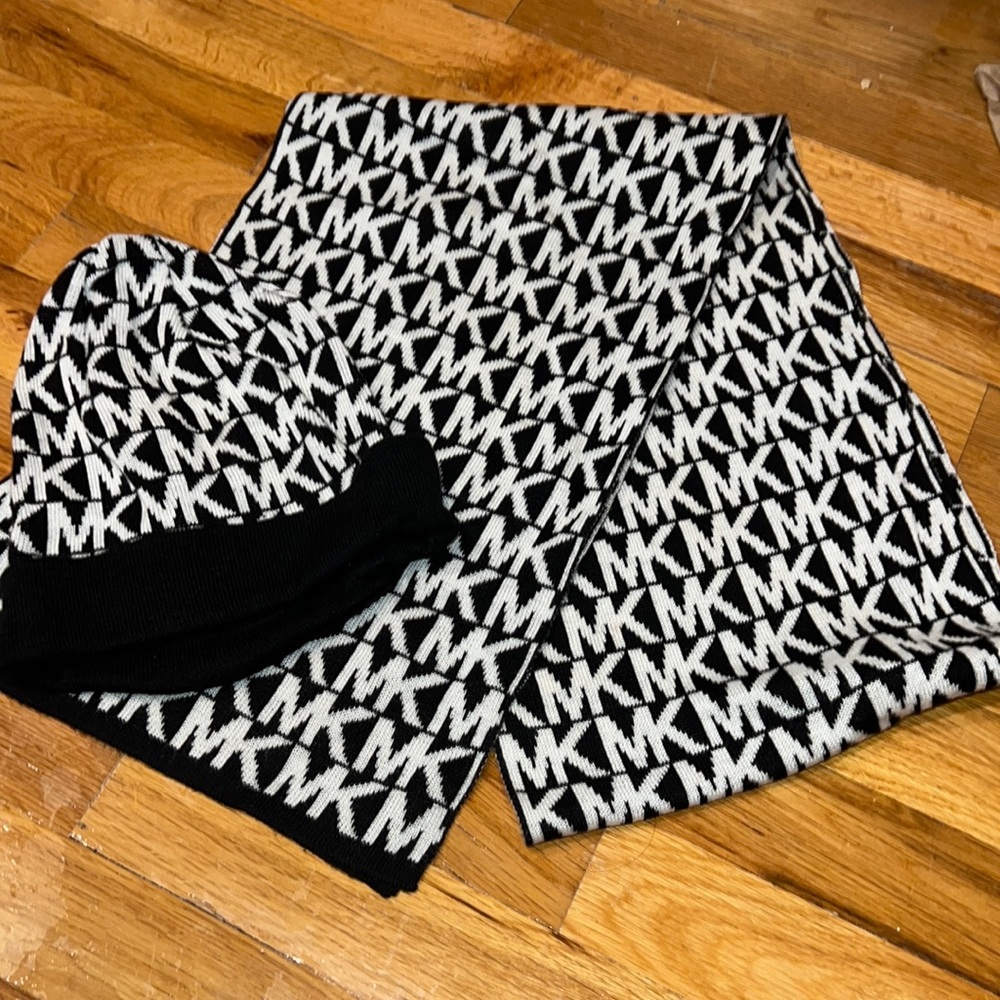 Michael Kors Scarf and Hat Set